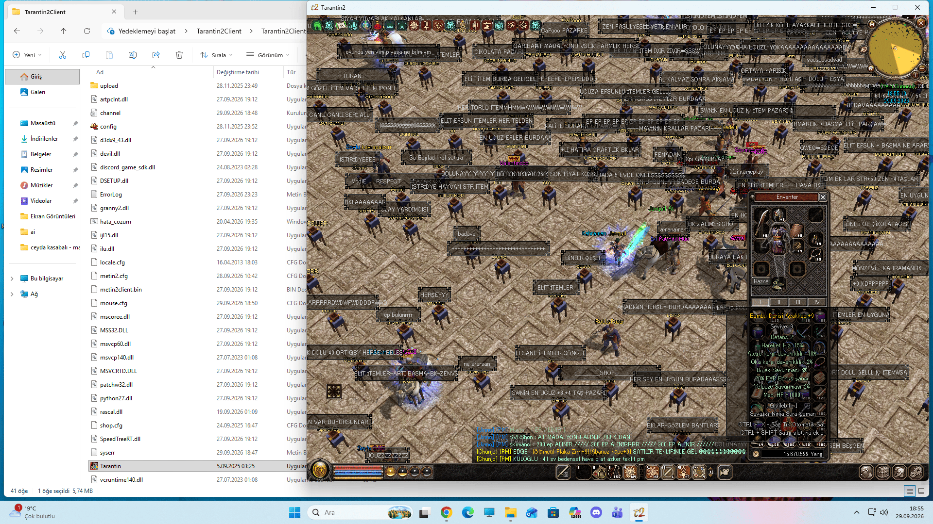 +9 BAMBU DERİSİ AYAKKABI 1K HP 20 EXP