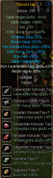 250 SAVAŞÇİ İTEMLERİ İLE TEK TEK VEYA ÇARLA BERABER SATILIK