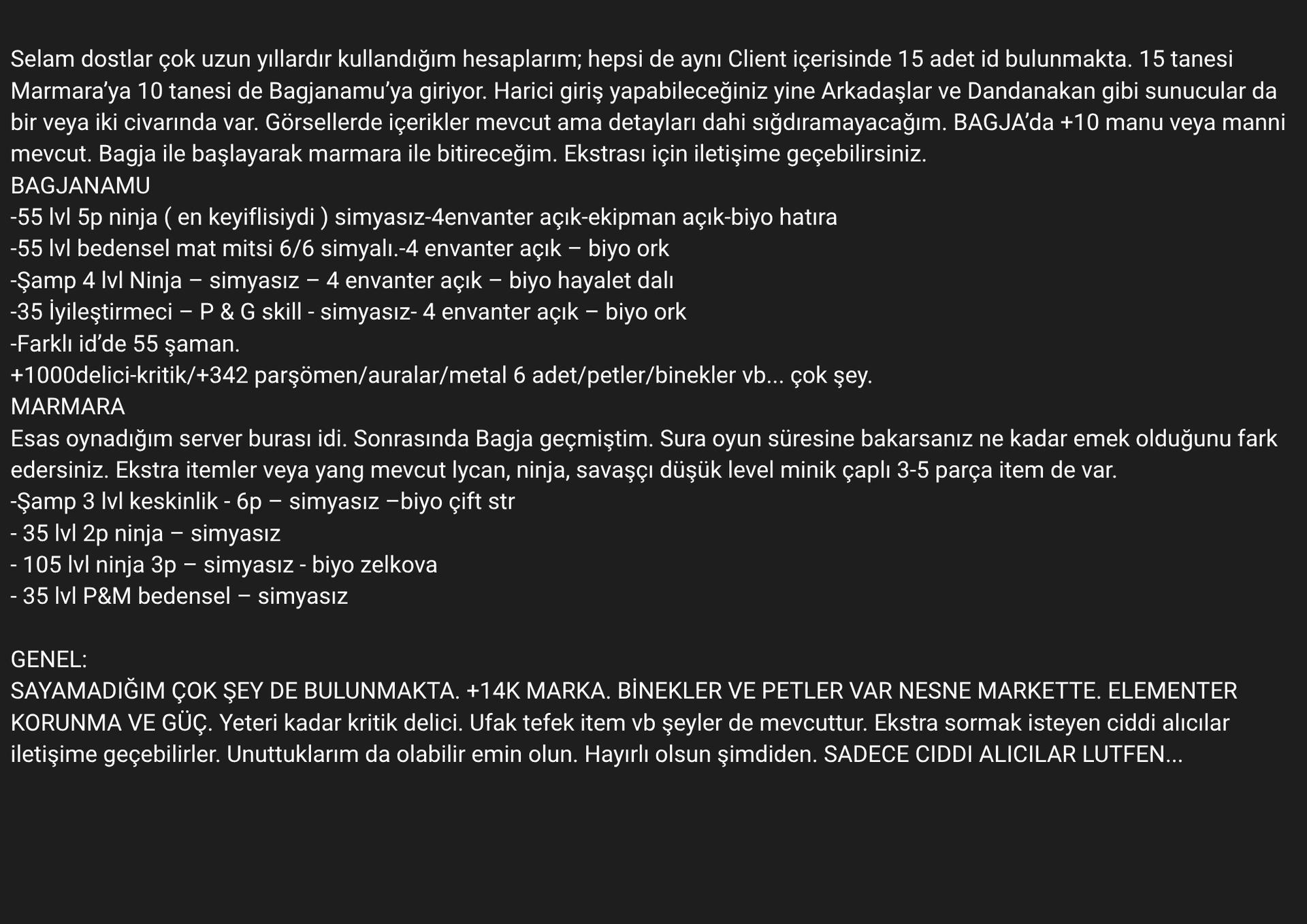 55 5p NINJA - ŞAMP 4 NINJA - 35 P-G ŞAMAN VS