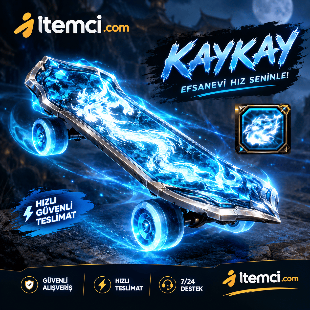 KAYKAY - HIZINI VE GÜCÜNÜ KATLA - HEMEN TESLİM