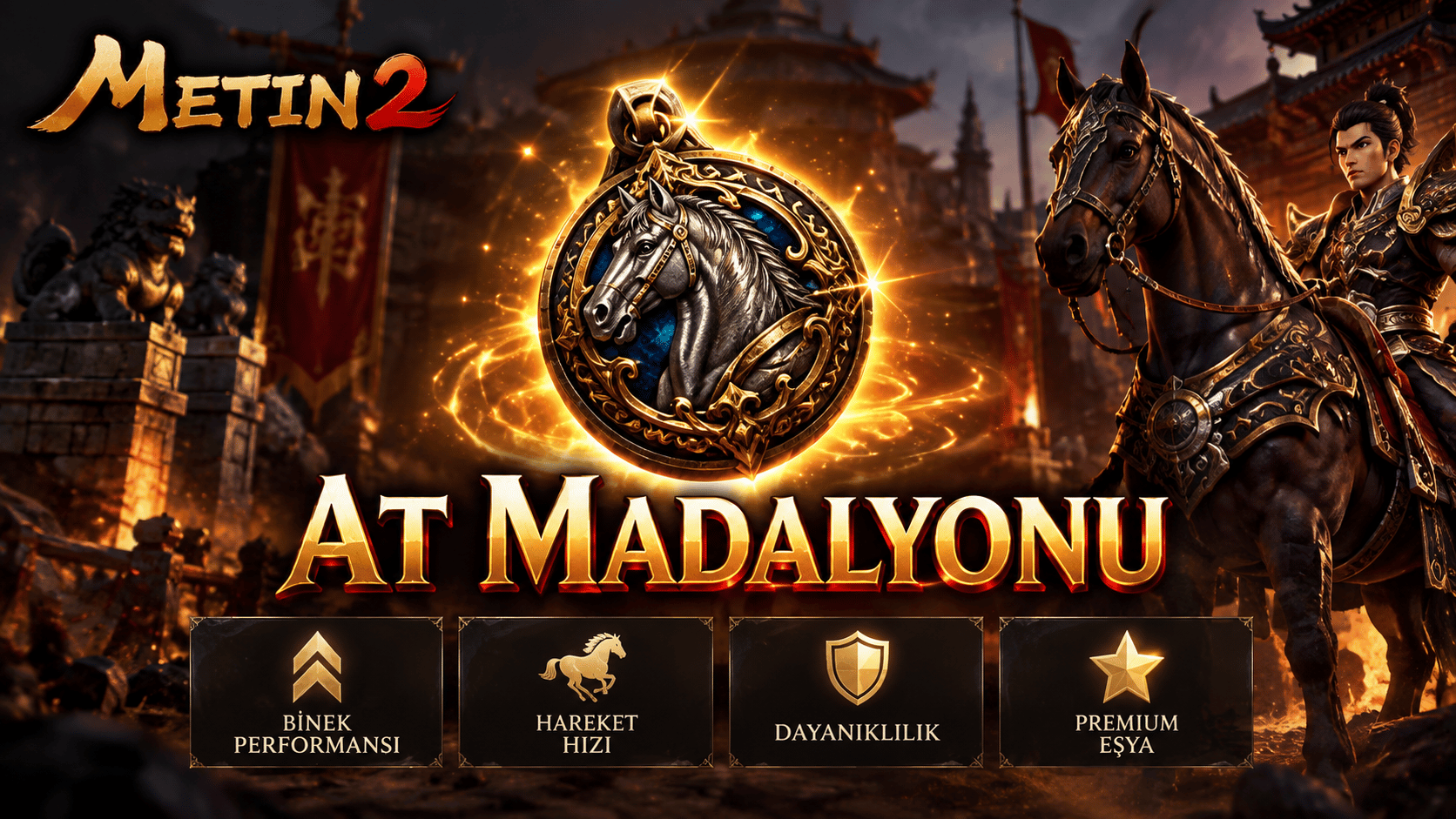 50 ADET AT MADALYONU