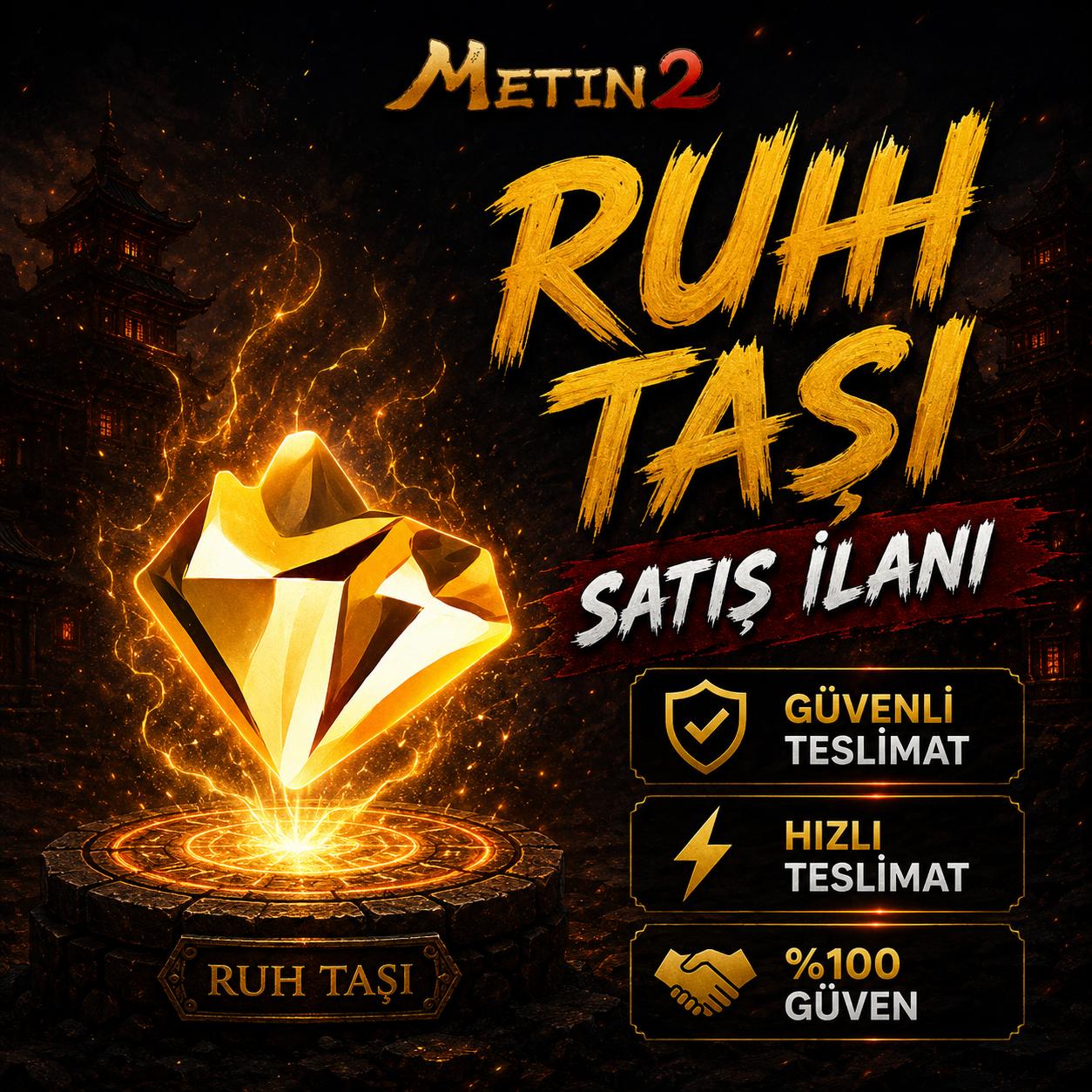 1x RUH TAŞI HEMEN TESLİM 7/24
