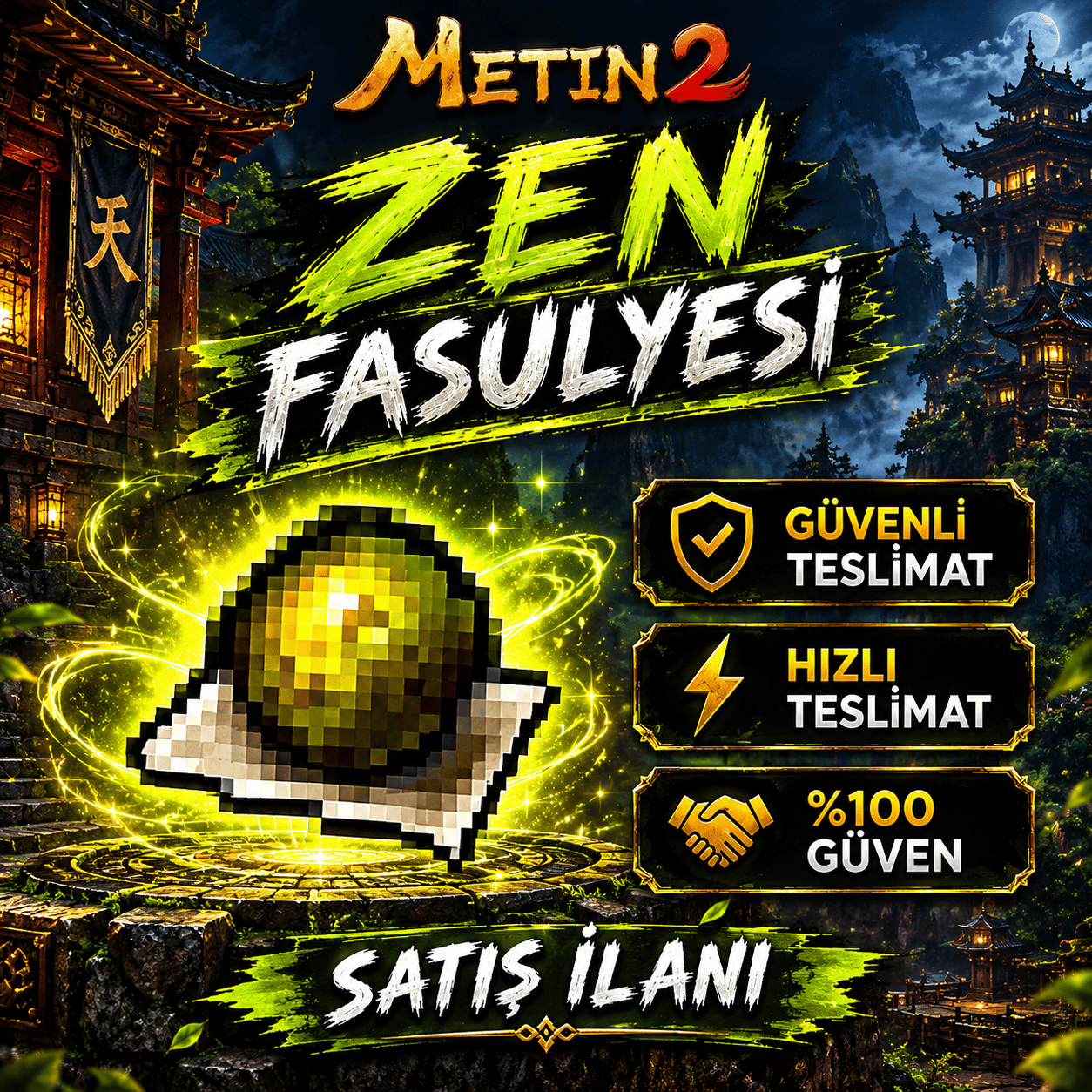 25X ZEN FASULYESİ HEMEN TESLİM 7/24