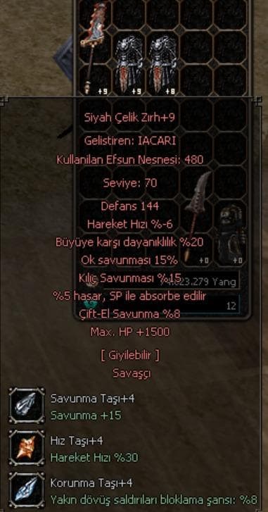 +9 SİYAH ÇELİK  ELİT WS