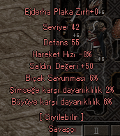50 STR EJDERHA PLAKA ZIRH BEDAVA
