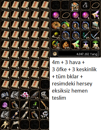 4m + resimdeki hersey eksiksiz hemen teslim
