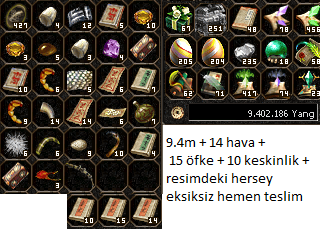 9.4m + resimdeki hersey eksiksiz hemen teslim