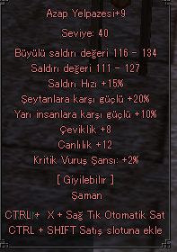 +9 VSLİK AZAP YELPAZESİ