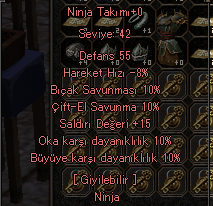 NİNJA TAKIMI 40 SAV TEKLİF ALINIR