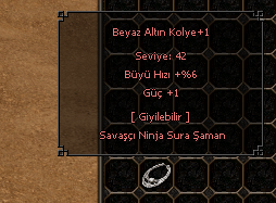 Beyaz Altın Kolye