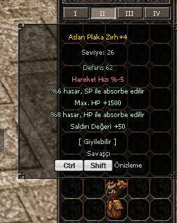 1500 HP 50 STR 8 HP ABSORBE ASLAN PLAKA