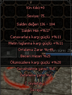 KİN KILICI HAYIRLI OLSUN