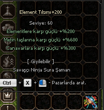 +200 Element Tılsımı Anında Teslim