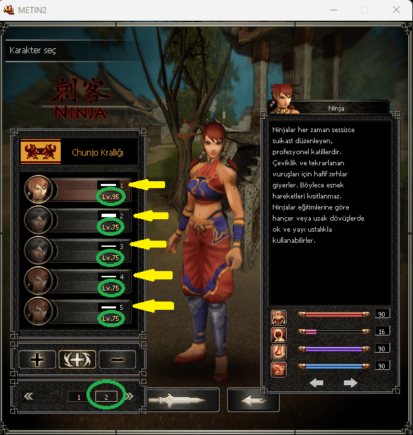 1 ID 10 KARAKTER KATAKOMB SETUP