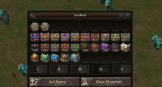 3.1 T 3.MAP METİN SANDIĞI - 167.933 BOSS SANDIĞI 1-25 HEPSİ 500TL