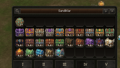 2 T 3.MAP METİN SANDIĞI - 167.933 BOSS SANDIĞI 1-25 HEPSİ 200TL