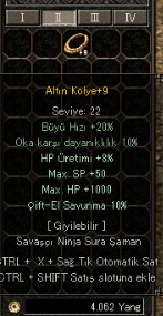 +9 ALTIN KOLYE ALANINDIR HO
