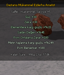 DESTANSI MÜKEMMEL 6/6 AMASİS EŞSİZ PARÇA