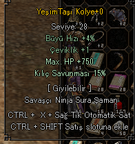 750hp 15 kılıç yeşimtaşı kolye