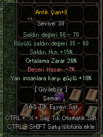 26 ort 10 yarı antik çan