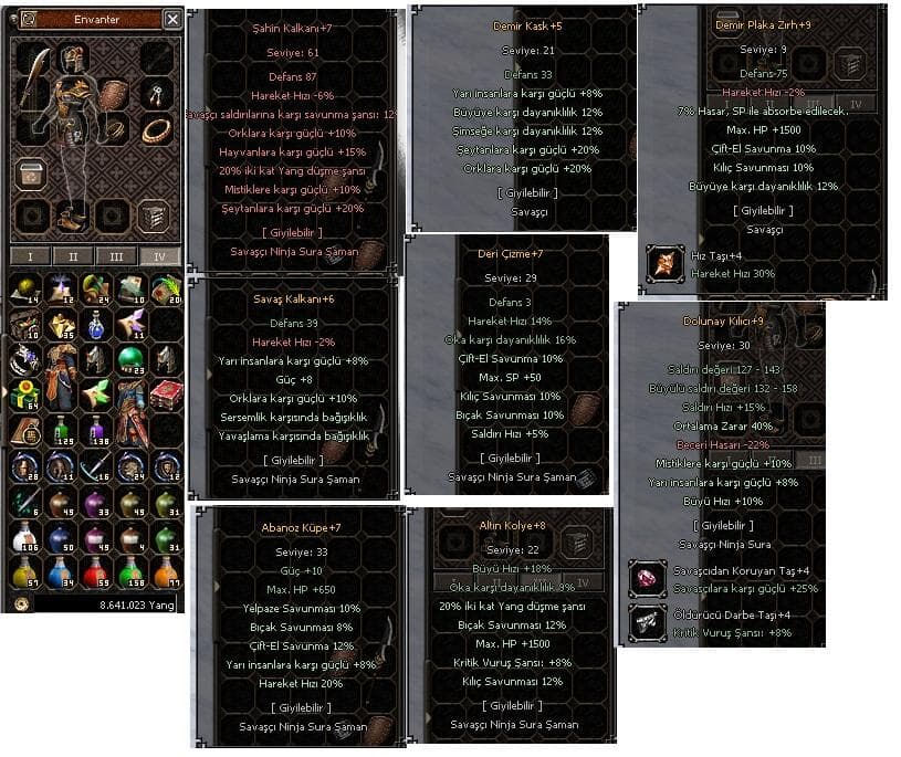 40 ORT DOLU 35 lvl FULL İTEM AT 30 HAVA ÖFKE P  BAKMADAN GEÇME
