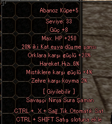 +5 20 eşyta 20 ork 6 hyarekt hızı abanoz küpe