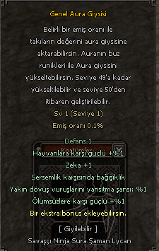 ZEKA SERSEMLİ AURA