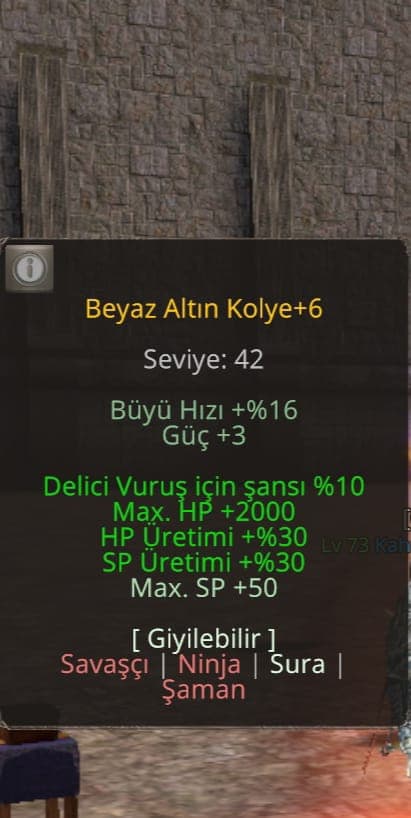 FULL DİZİLİ 73LVL KESKİNLİK SURA OYUNSONU