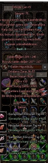 +9 ORKİDE 30 BEC 10 YARI 10 ZEKA 5 KRATİK HEDİYESİDE VAR