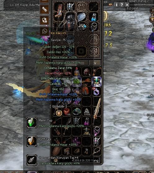 59  METİN PVM TAŞLI FULL KİN MAX DAMAGE BEDAVA