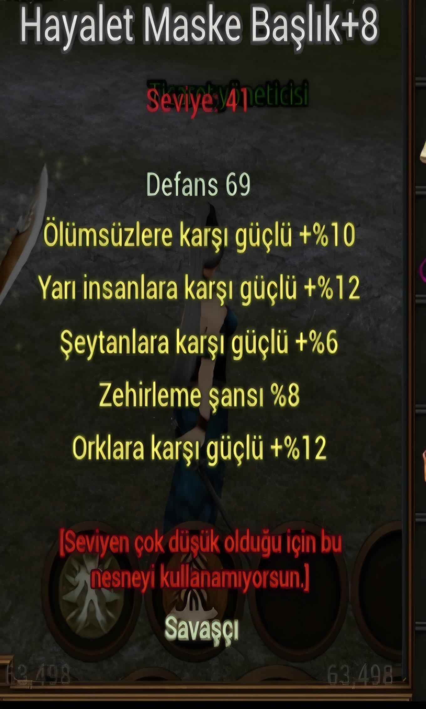 Ölümsüz zehir yarı kask