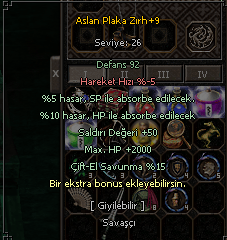 SERVERİN EN ELİT ZIRHI