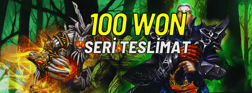100 WON 750 TL SERİ TESLİMAT