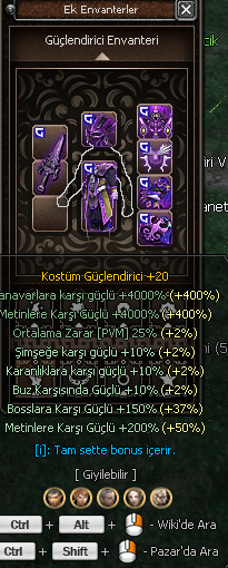 +20 GÜÇLENDİRİCİ SET