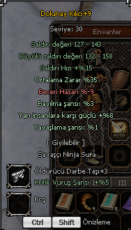+9 DOLUNAY 35 ORT 8 YARI 5 EFSUN +3 KRİTİK TAŞLI