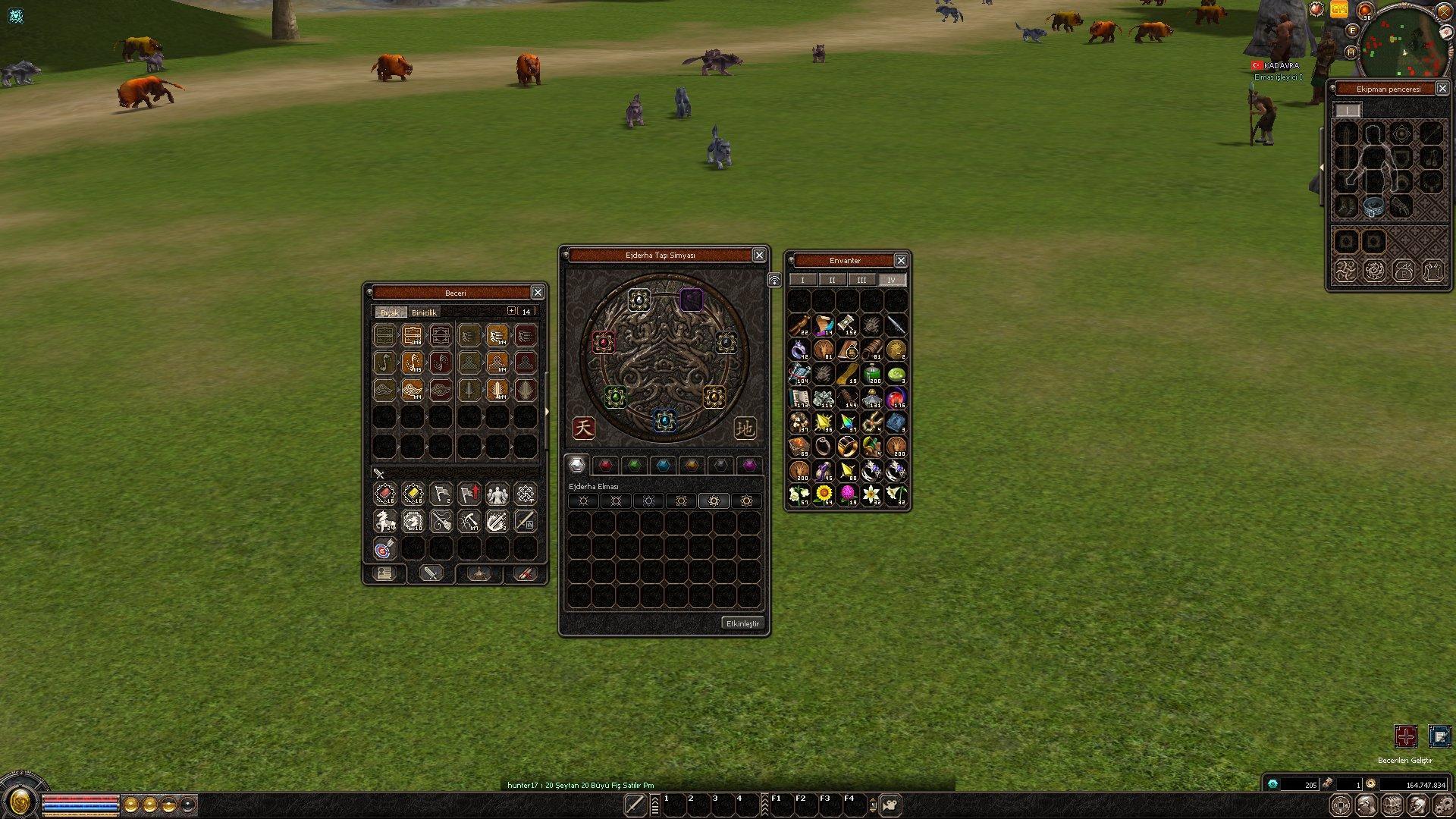 117 ninja 105 lycan 100 şaman 4 client hesap