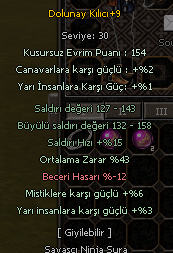 +9 DOLUNAY KILICI 43 ORTALAMA