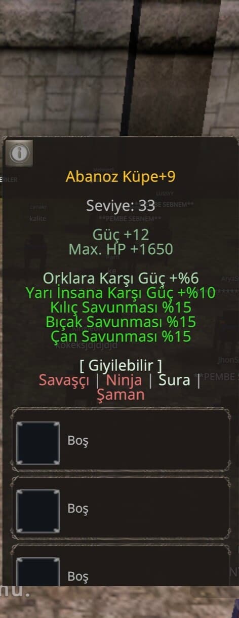 3-15 10 YARI ABANOZ KÜPE