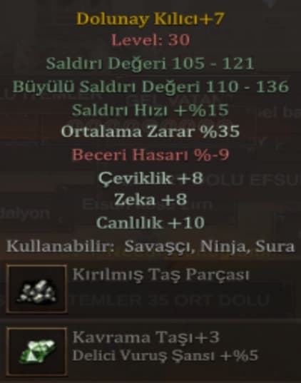 35 ort +7 dolu zeka çeviklik canlılık