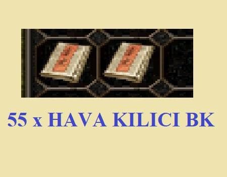 55x HAVA KILICI BK