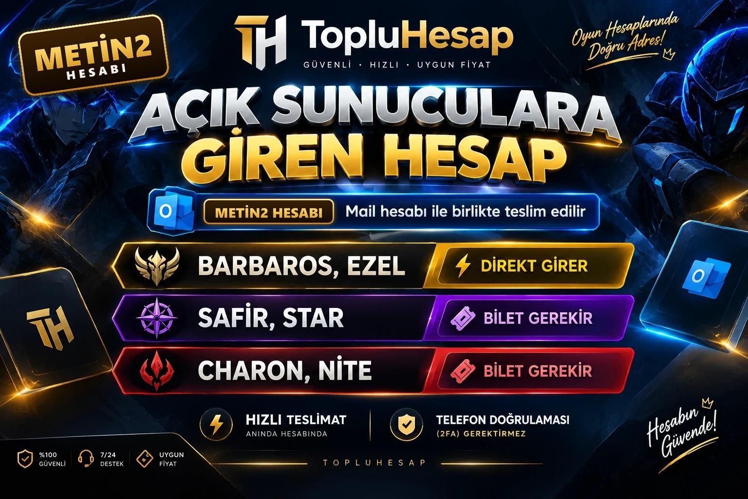 5000x Acık Sunucu Giren Hesaplar- Mail:PASS:İD