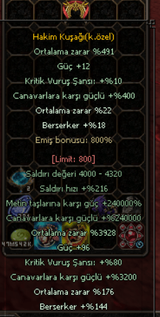 [P6] 800 EMİŞ KUŞAK
