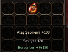 [HASARI KATLA] ATEŞ ŞEBNEM +100 (%180 BERSERKER)