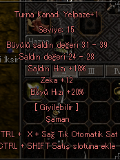 12 ZEKA 20 BÜYÜ HIZLI 15LV YELPAZE