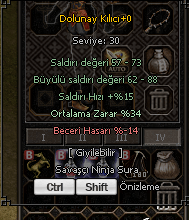 34 ORT +0 DOLU 250TL ANINDA TESLIM