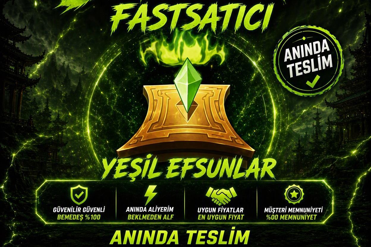 100 ADET YEŞİL EFSUN 250TL ANINDA TESLIM