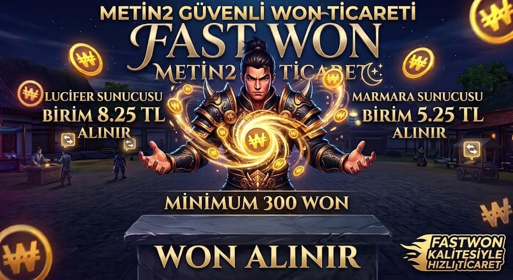 BİRİM 8.25'DEN WON ALINIR