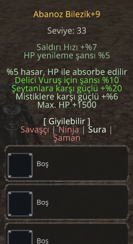 SÜRGÜNLÜK ELİT ABANOZ BİLEZİK