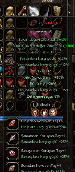 +9 TRİTON 5 EVRİM BÜYÜLÜ SİLAH ELİT
