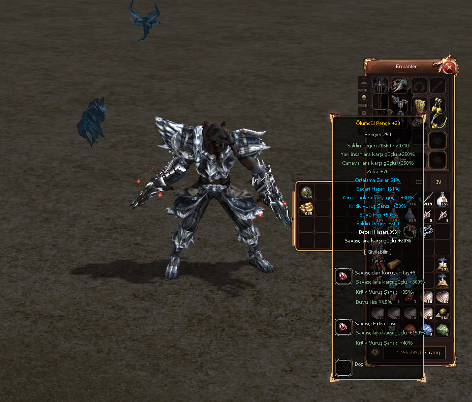 SWDE TEK +20 EL 12 ZIRH WSLIK LYCAN